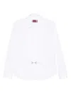 Gucci Women Cotton Popeline Shirt With Iconic Metal Horsebit