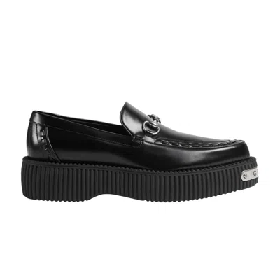 Pre-owned Gucci Horsebit Creeper Loafer 'black' | Men's Size 6