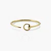Gucci Horsebit Cuff Bracelet In 18k Yellow Gold Size 17 - Yba795810001 In Yellow