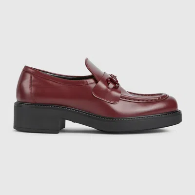 Gucci Horsebit Damenloafer In Burgundy
