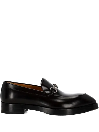 Gucci Horsebit Dark Brown Loafers In Multi