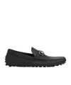 Gucci Horsebit Leather Driving Shoes In Black