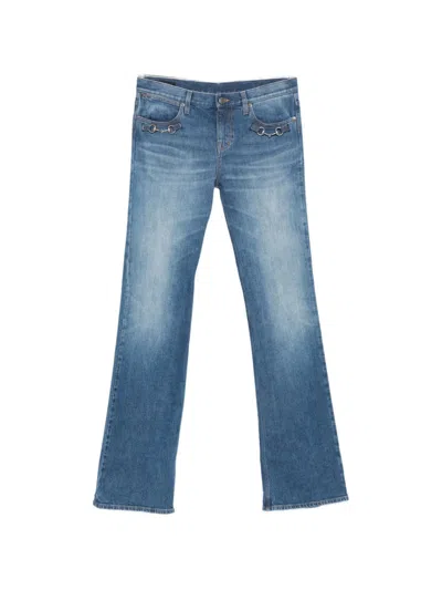 Gucci Horsebit Denim Jeans In Black