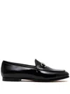 Gucci Jordan Black Loafers With Horsebit Detail In Patent Leather Woman In Black