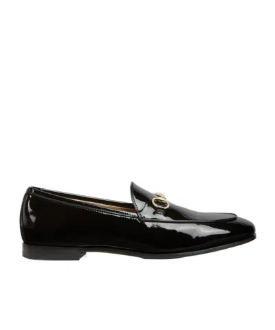 Gucci Jordaan Zlip-on Loafers In Black