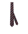 Gucci Horsebit-detail Silk Tie In Black