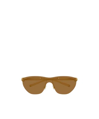 Gucci Horsebit-detail Sunglasses In Brown