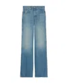 Gucci Horsebit-detail Wide-leg Jeans In Blue
