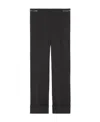 Gucci Wool Cropped Trousers In Black