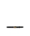 Gucci Horsebit Detailed Belt In Black