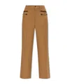 Gucci Horsebit-detailed Tailored Trousers In Brown