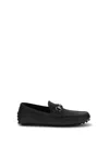 Gucci Men Horsebit Driver Loafers In Black
