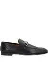 Gucci Leather Slip-on Loafers With Iconic Horsebit Detail In Black