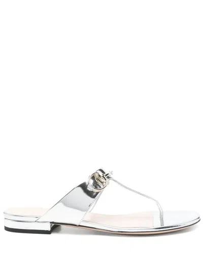 GUCCI HORSEBIT FLAP SANDALS
