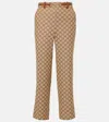 Gucci Trouser In Camel/ebony