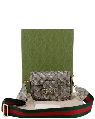 Pre-owned Gucci Horsebit Hacker Project Mini Shoulder Crossbody Bag (authentic Pre-loved) In Multi