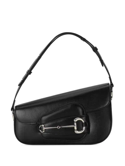 Gucci Horsebit Handbag In Black