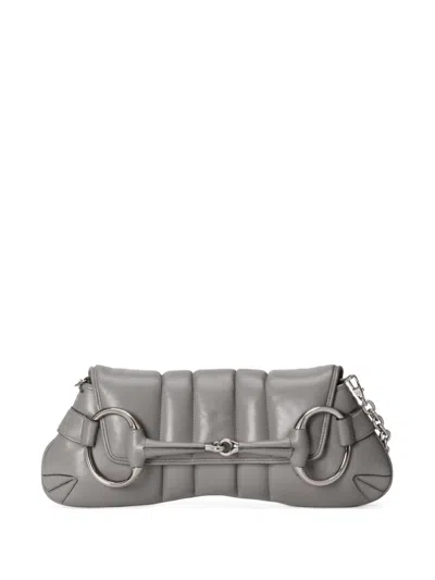 Gucci Horsebit Handbag In Dustygrey