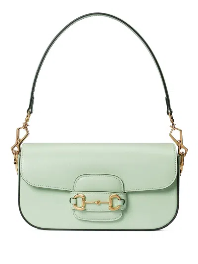 Gucci Horsebit Handbag In Trop.sage