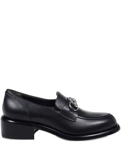GUCCI HORSEBIT HEELED LOAFERS