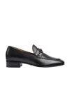 Gucci Black Horsebit Interlocking G Loafers In Black