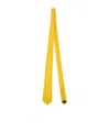 Gucci Horsebit Interlocking G Tie In Yellow