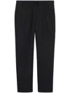 Gucci Horsebit-jacquard Drawstring Trousers In Black