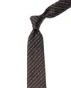 Gucci Horsebit Jacquard Silk Tie In Multi