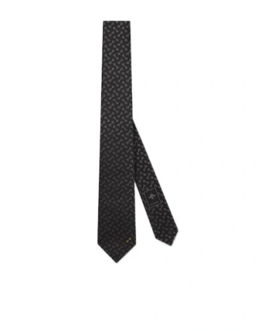 Gucci Horsebit Jacquard Tie
