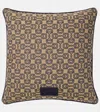 Gucci Horsebit Jacquard Velvet Cushion In Neutrals