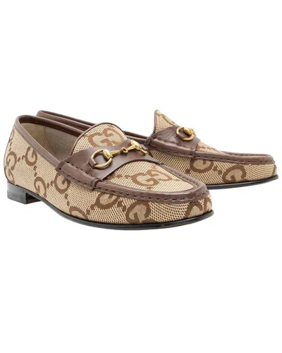 Pre-owned Gucci Horsebit Jordaan Leather Loafer (authentic Pre-loved)