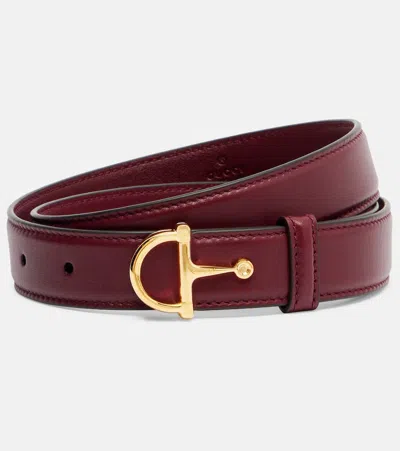 Gucci Horsebit Leather Belt