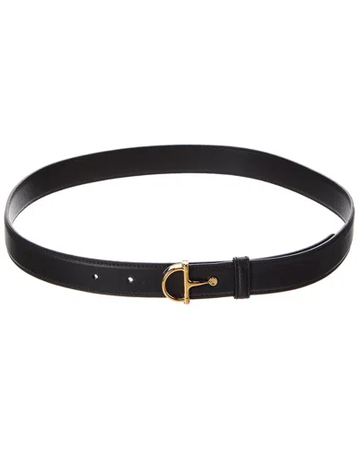 GUCCI GUCCI HORSEBIT LEATHER BELT