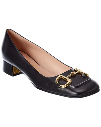 Gucci Horsebit Leather Loafer In Black