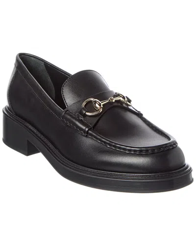 Gucci Horsebit Leather Loafer In Black