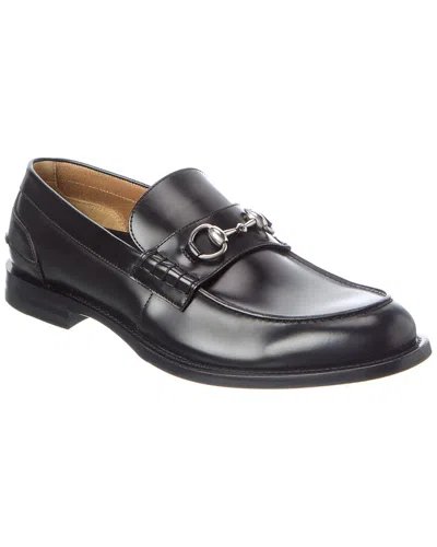 Gucci Horsebit Leather Loafer In Black