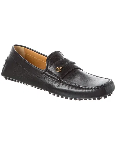 Gucci Horsebit Leather Loafer In Black