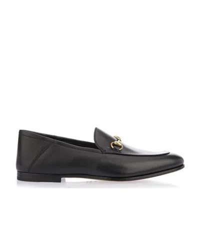 Gucci Brixton Horsebit Loafers In Black