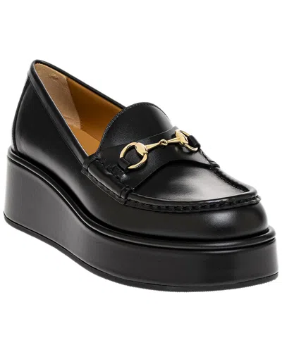 GUCCI GUCCI HORSEBIT LEATHER LOAFER