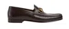 Gucci 1953 Horsebit Leather Loafer Clamp Detail In Brown
