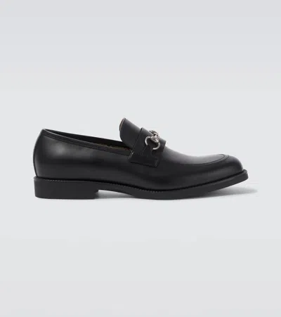 Gucci 50mm 1953 Horsebit Leather Loafers In Black