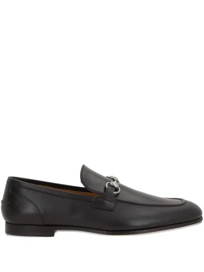 Gucci Horsebit Leather Loafers In Black