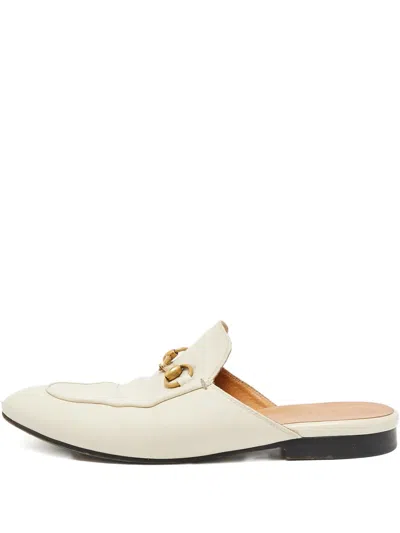 Pre-owned Gucci Horsebit Leather Mules