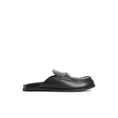 Gucci Horsebit Leather Mules In Black
