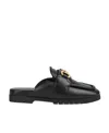 Gucci Airel Leather Horsebit Loafer Mules In Black