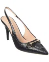 Gucci Erin Gg Leather Slingback Mules Women