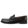 Gucci Men`s Moccasin With Horsebit In Black