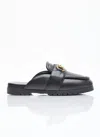 Gucci Airel Leather Horsebit Loafer Mules In Black