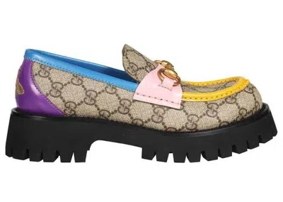 Pre-owned Gucci Horsebit Loafer (women's) Sneakers In Beige