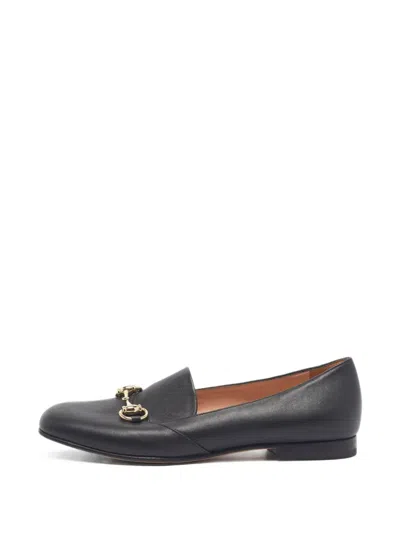 Pre-owned Gucci Horsebit Loafers In Black